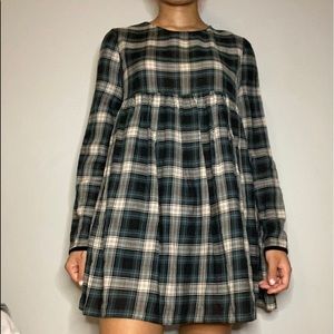 Plaid Zara Babydoll Dress